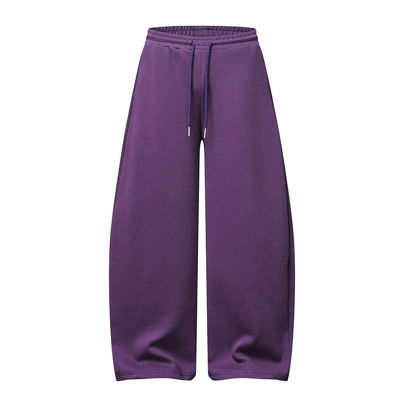 Women's palazzo sweatpants with high elastic waistband, drawstring and extra wide leg Amarae
