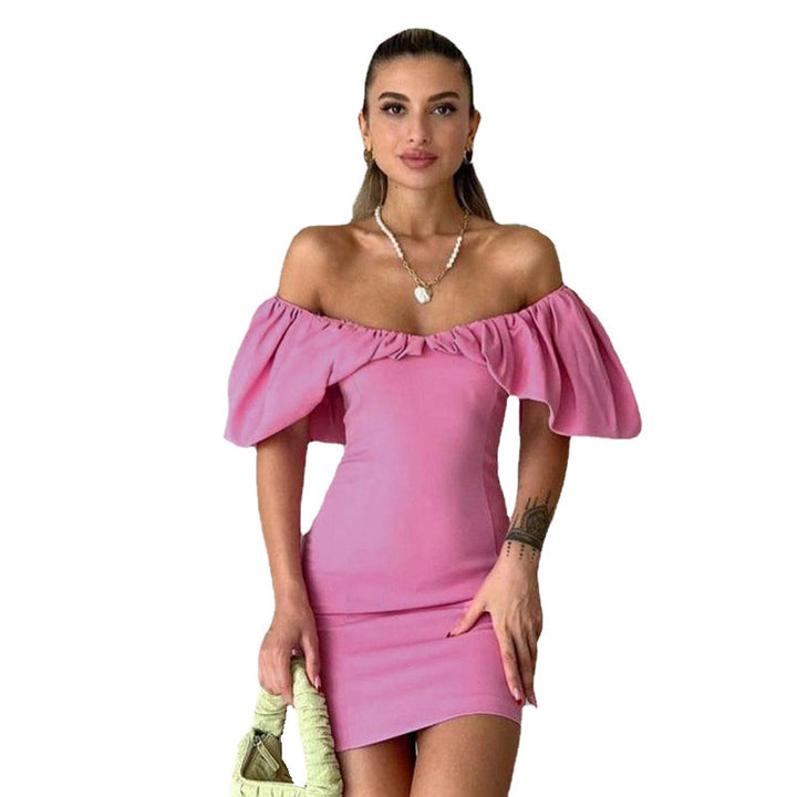Mini wedding dress for women with voluminous sleeves Lune London