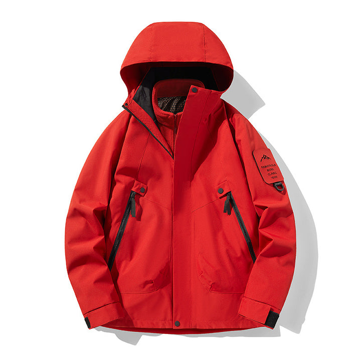 Unisex Waterproof, Breathable Hardshell Outdoor Jacket with Hood Amarae