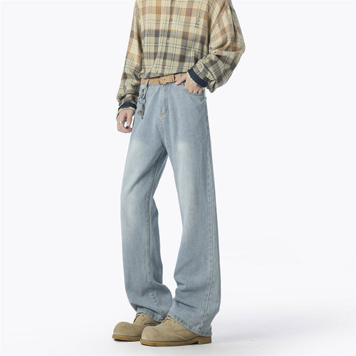 Casual denim pants for men wide cut Amarae