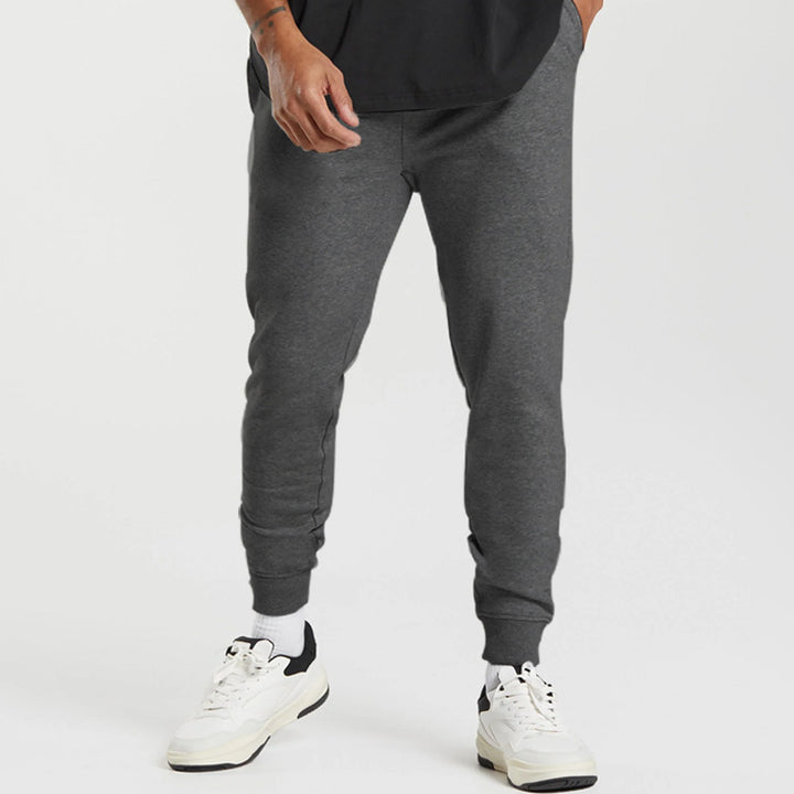Men's sporty jogger pants with elastic waistband and practical pockets Lune London