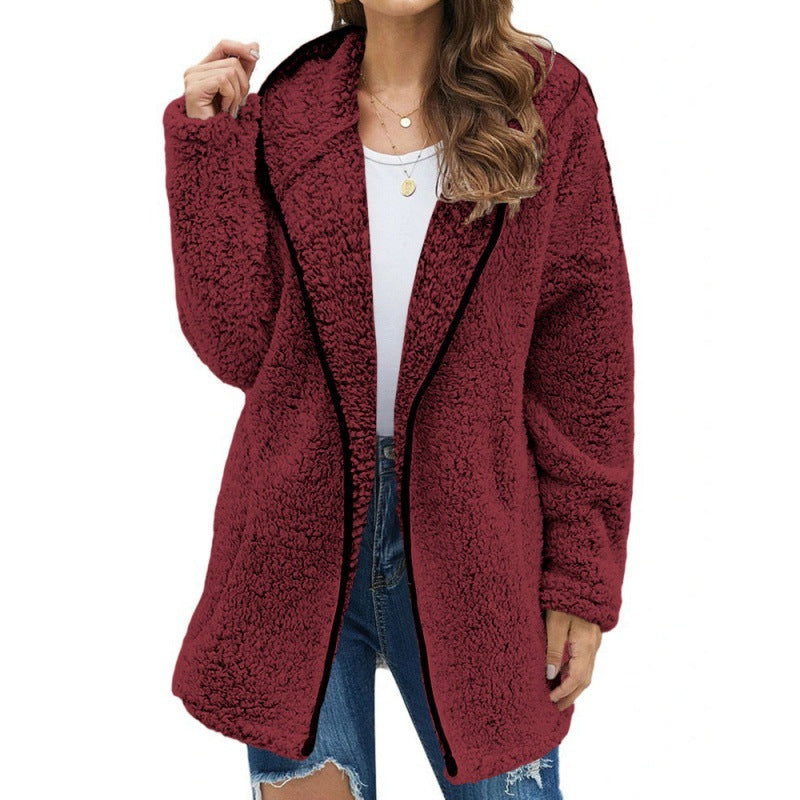 Women's Cozy Fleece Jacket with A Loose Fit and High-Quality Craftsmanship Lune London