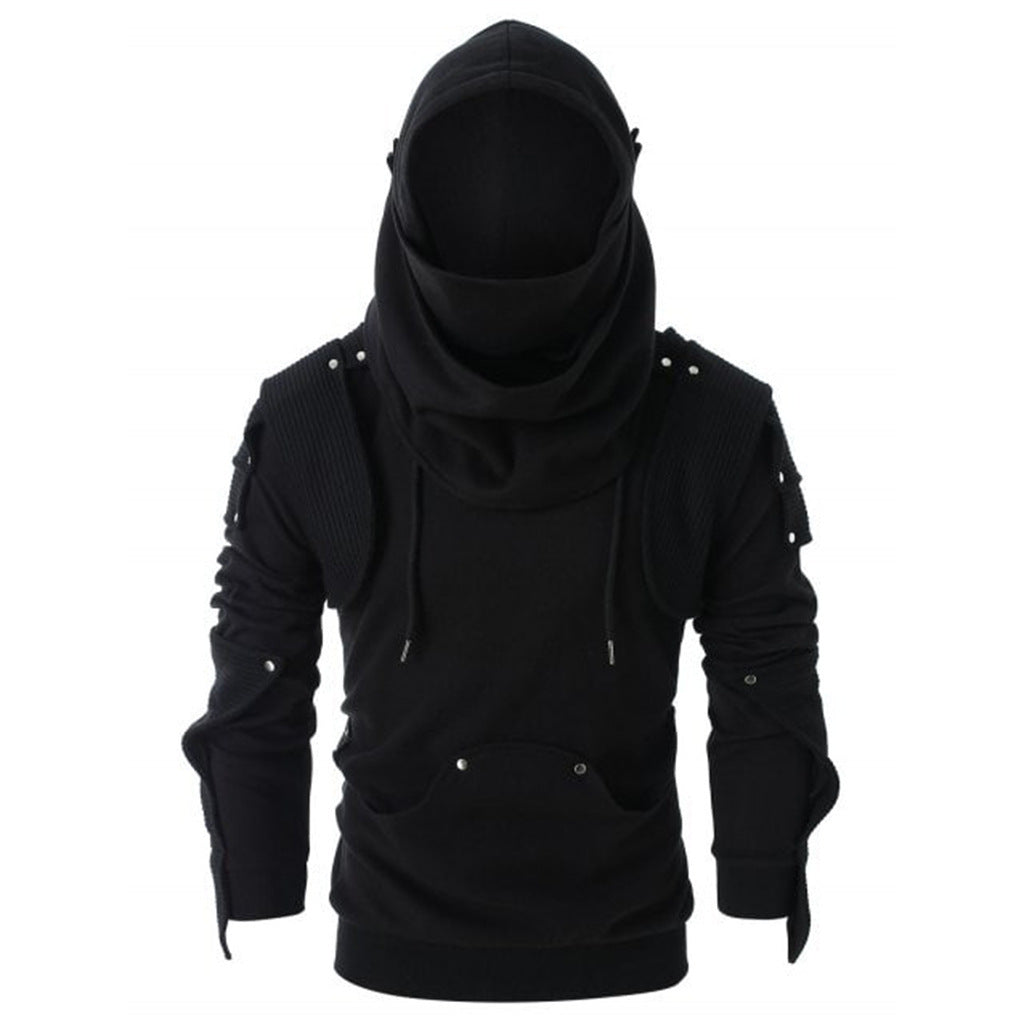 Men's Hoodie with innovative hood design and structured sleeves Lune London