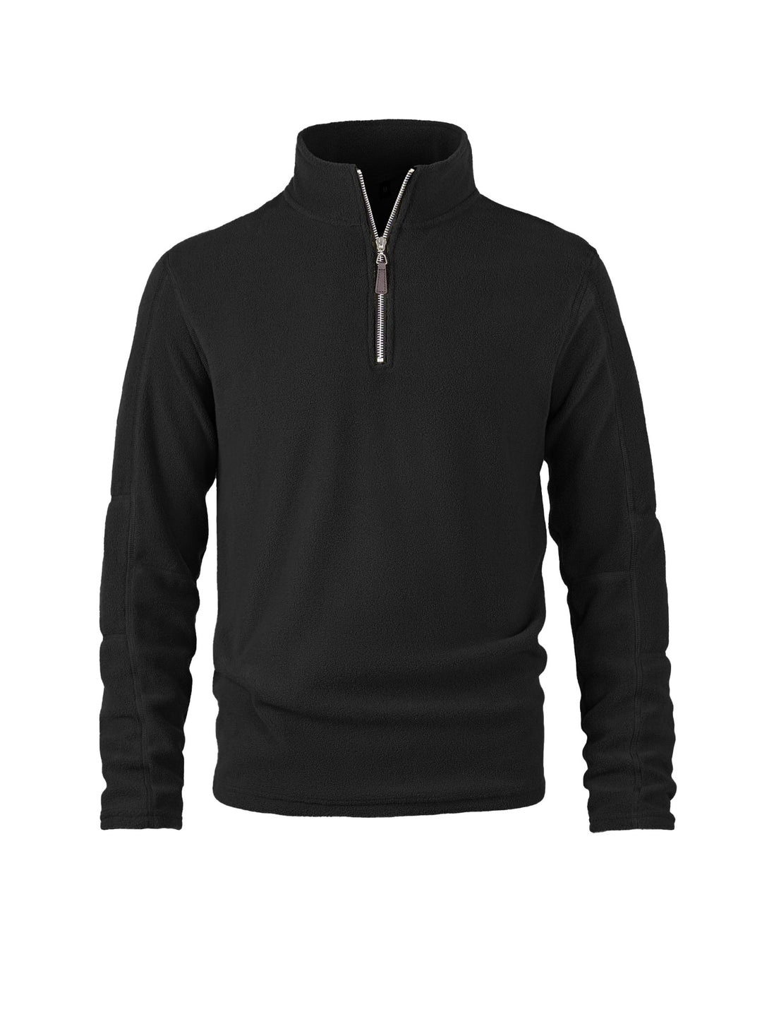 Fleece pullover for men with a high collar and practical zip details Lune London