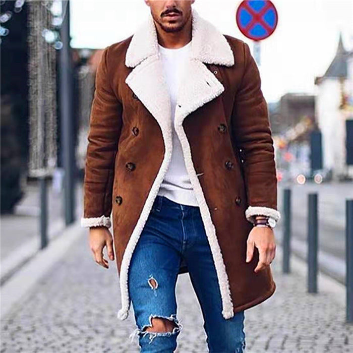 Men's sheepskin coat with luxurious plush lining Amarae
