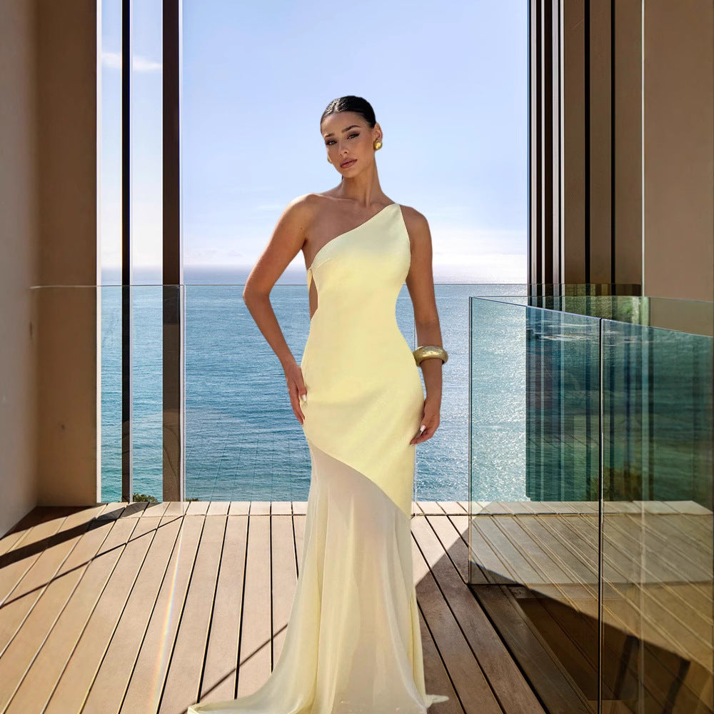 Lune London Asymmetrical Evening Dress for Women