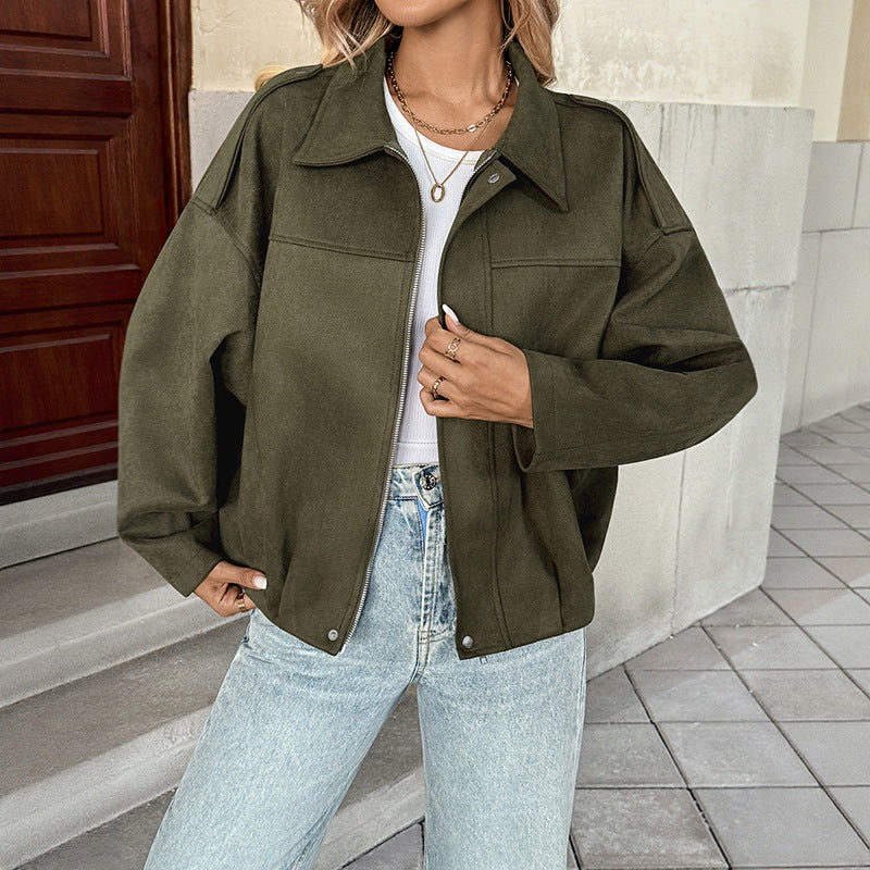 Oversized Women's Jacket with relaxed fit and sturdy material Lune London
