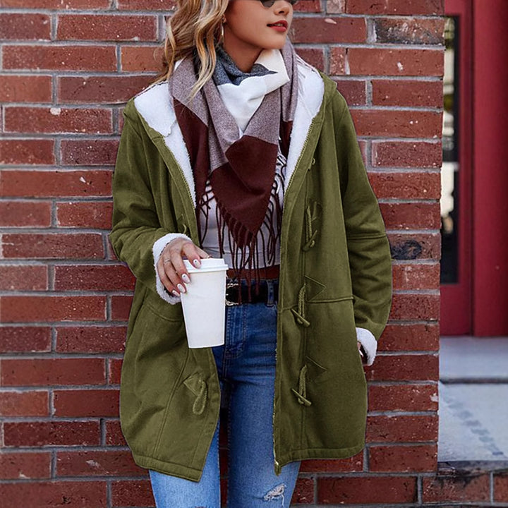 Veste extérieure confortable et stylée pour dames avec doublure en polaire et cordon de serrage réglable Chic & Stil