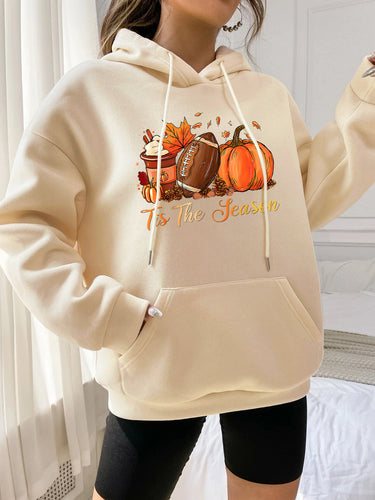 Women's hoodie with autumn motif and comfortable fit Amarae