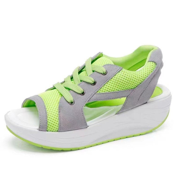 Ladies Comfortable and Stylish Sandals with Wedge Heel Lune London
