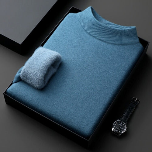 Warm turtleneck pullover for ladies made of high-quality cotton Amarae