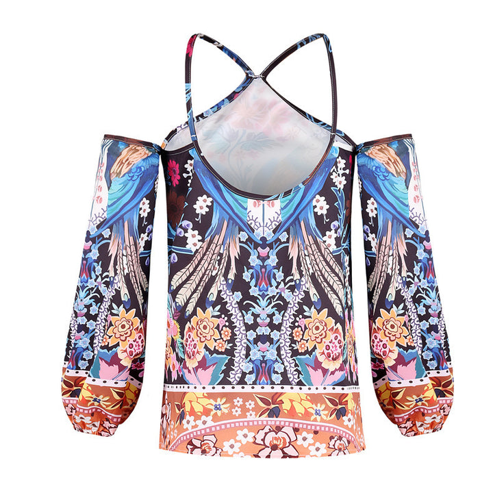Women Bohemian Blouse Off-Shoulder Lune London