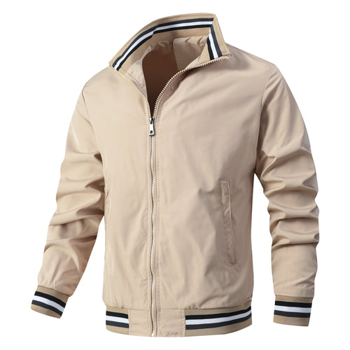 Lightweight casual jacket for men with stylish high collar Amarae