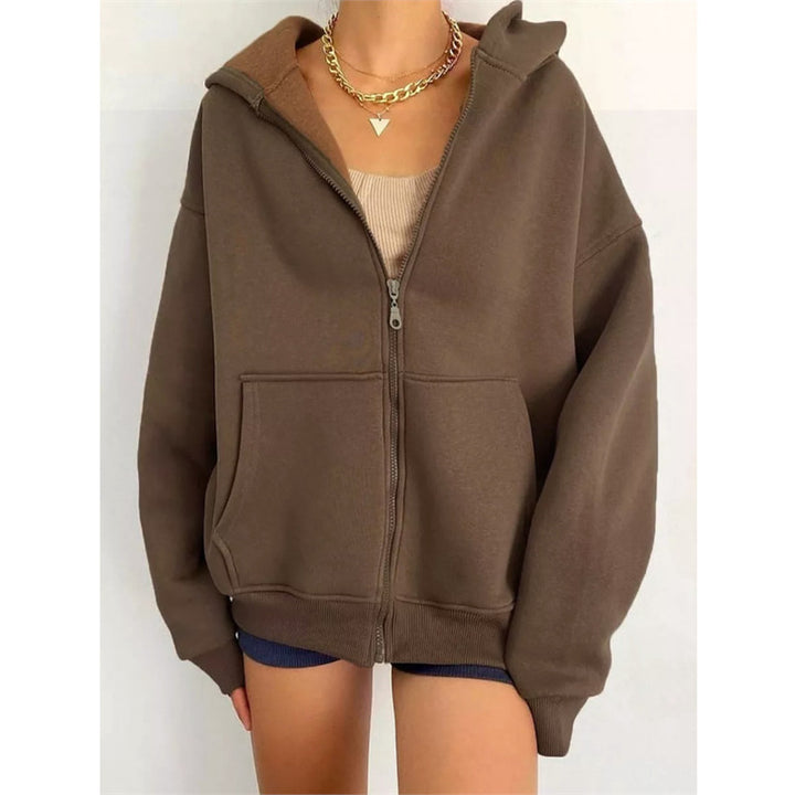Oversized zip-up jacket for women Lune London