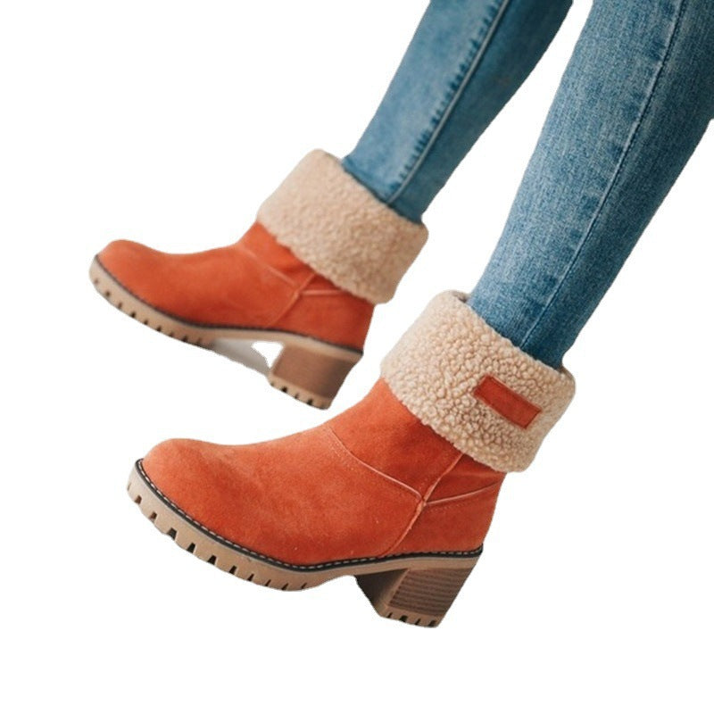 Ladies Comfortable Ankle Boots with Warm Lining Lune London