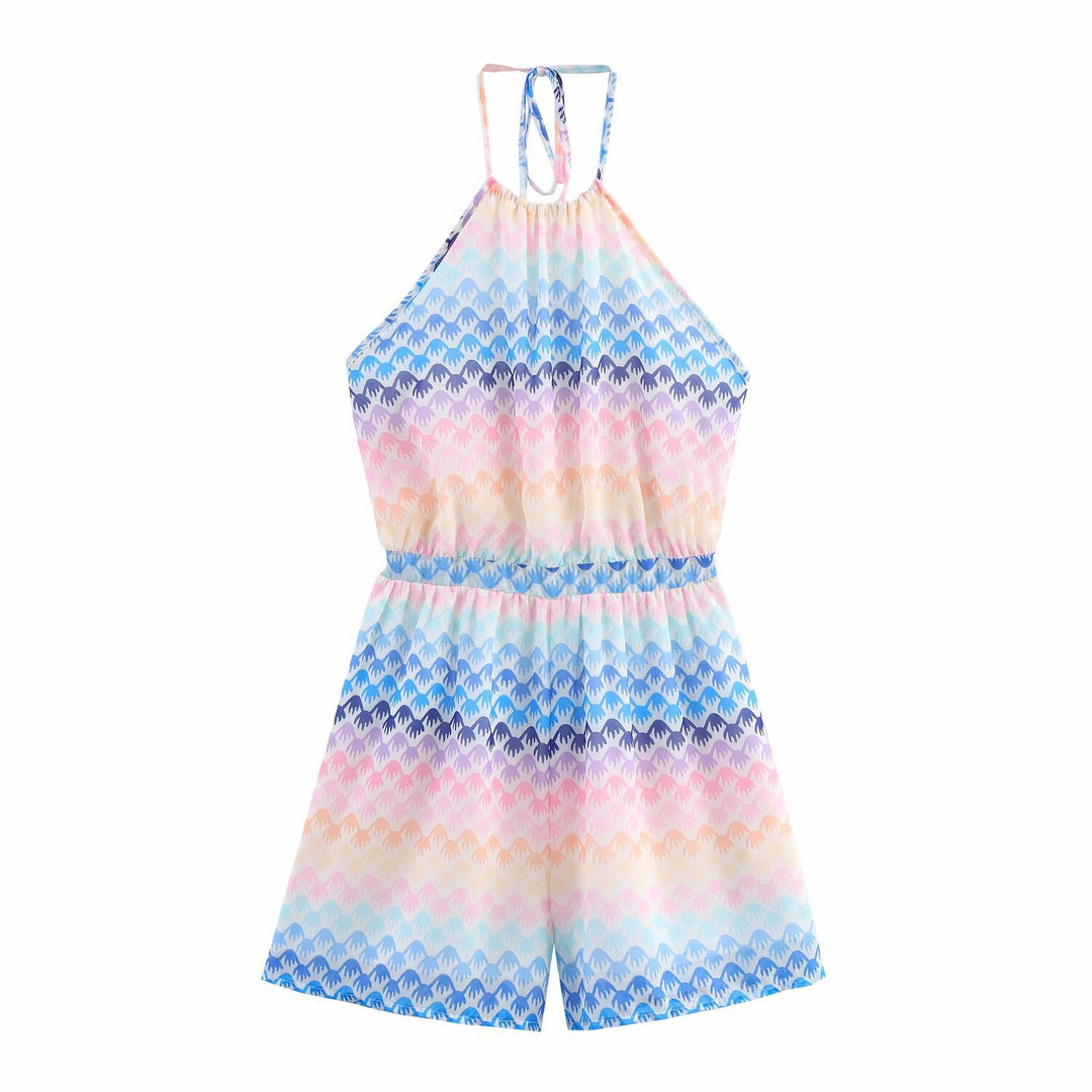 Women's bodysuit with a refined zigzag pattern and adjustable straps Lune London