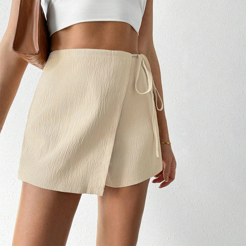 Printed wrap skirt for women with adjustable drawstring Chic & Stil