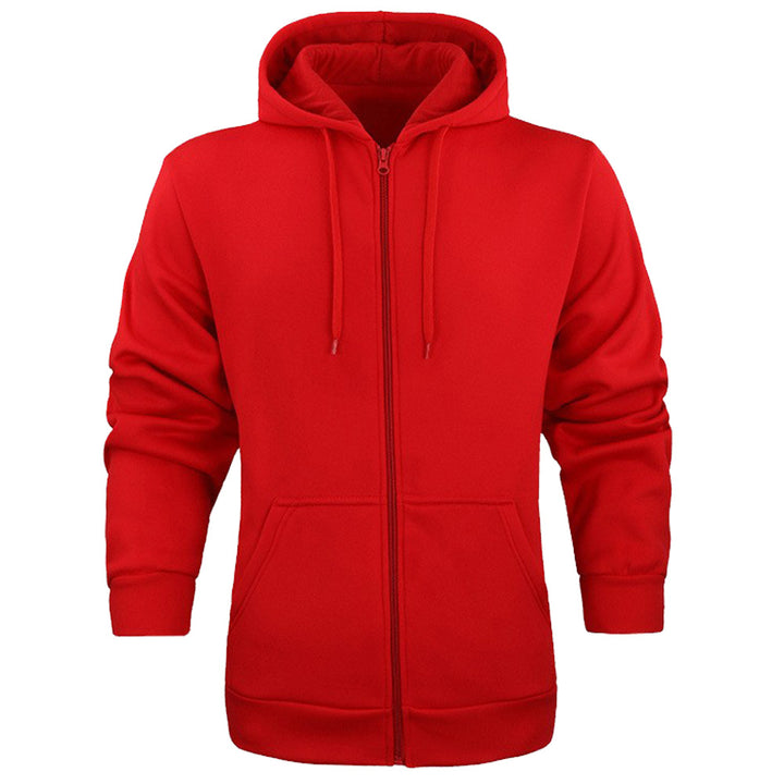 Men's zip-up hoodie with full zipper and practical pockets Lune London