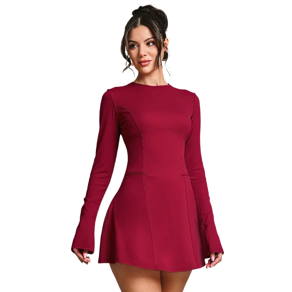 Robe à manches courtes pour femme avec coupe élégante et beau haut Chic & Stil