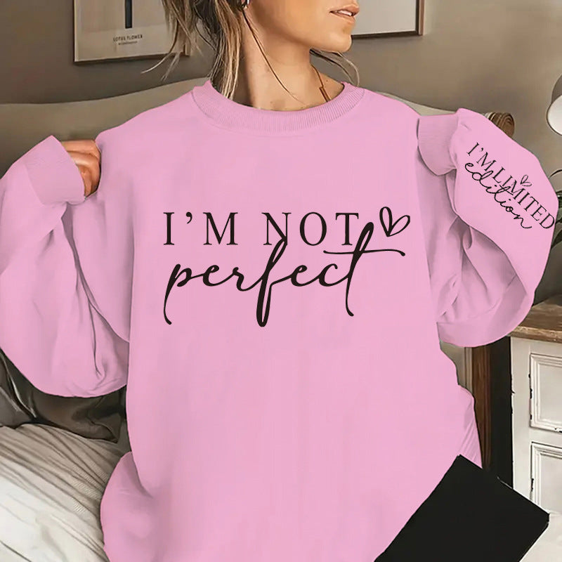 Women's Oversized Sweatshirt with Unique Statement Print Amarae