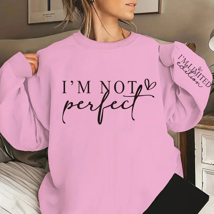 Women's Oversized Sweatshirt with Unique Statement Print Amarae