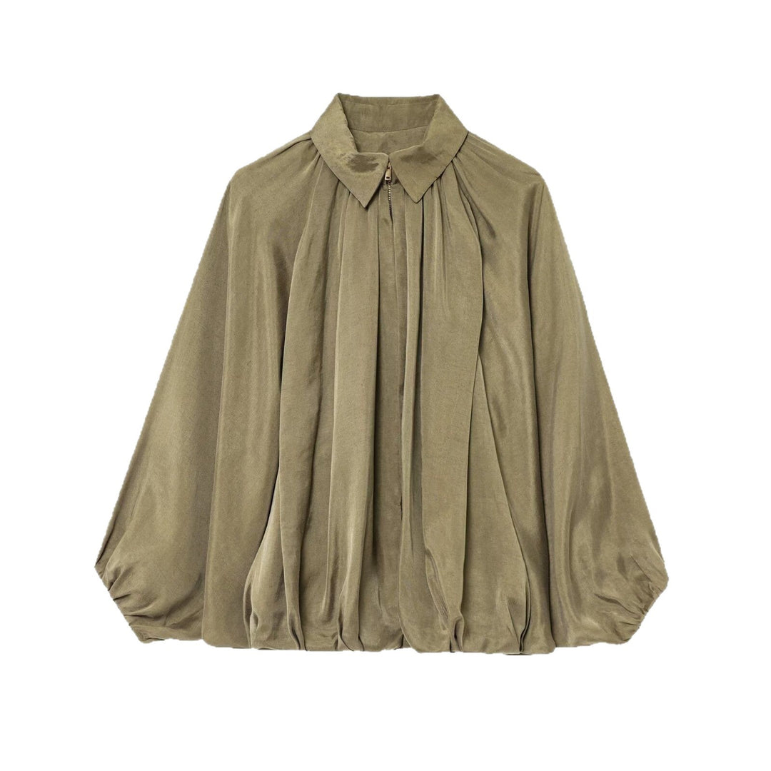 Elegant blouse for women with gathers and relaxed fit Lune London