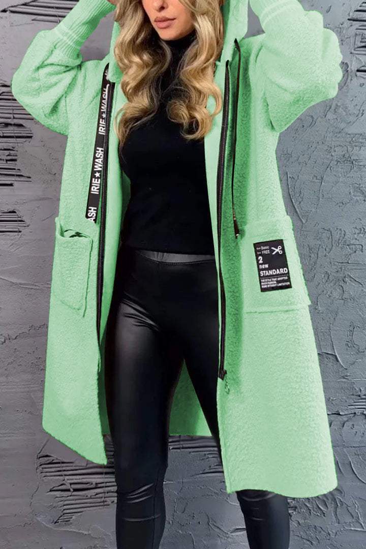 Ladies Cozy Oversized Winter Jacket with Hood Lune London