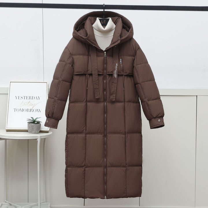Ladies Long Chic Down Jacket
