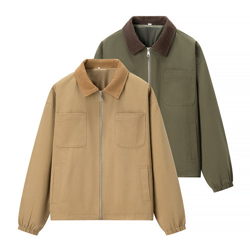 Utility jacket for women with practical pockets and modern zipper Amarae