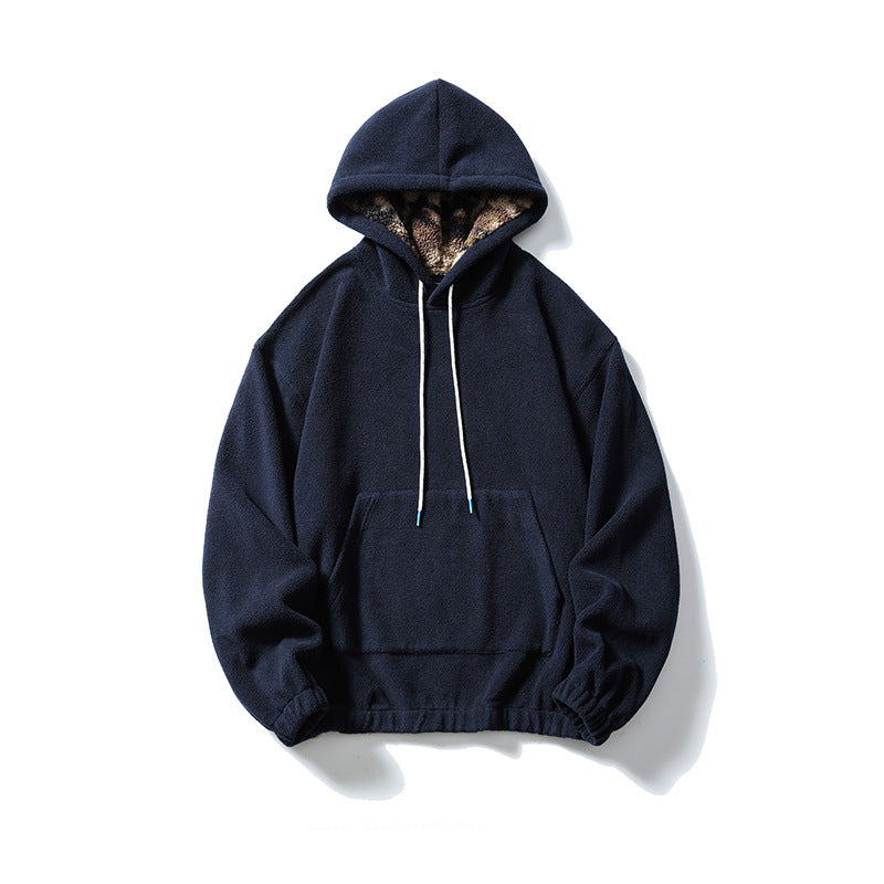 Unisex Oversize-Fleece-Hoodie with teddy lining, kangaroo pocket and elastic hem Amarae