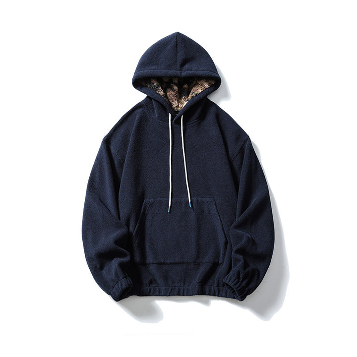 Unisex Oversize-Fleece-Hoodie with teddy lining, kangaroo pocket and elastic hem Amarae