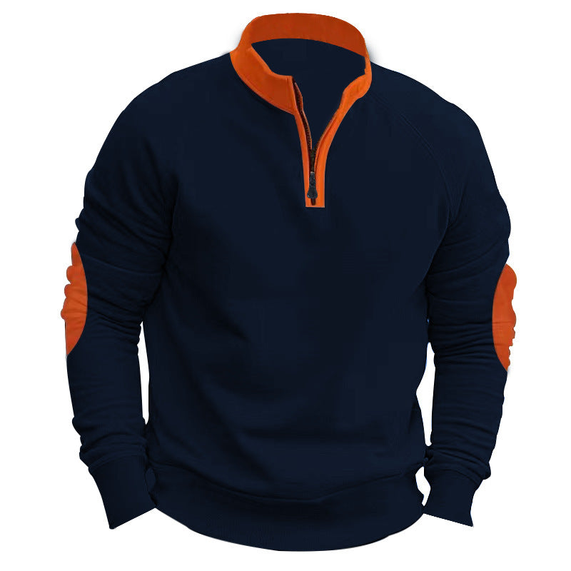 Amarae men's sporty sweater with zipper