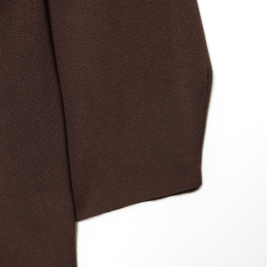Ladies fitted top with V-neck and tie belt Lune London
