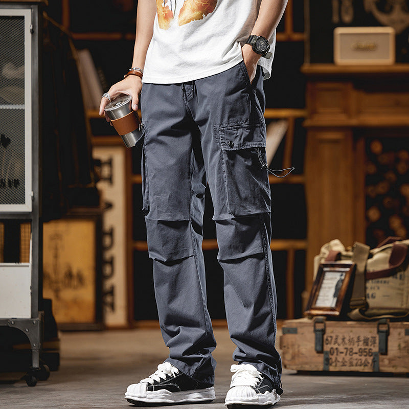 Men's cargo style pants with multiple pockets Lune London