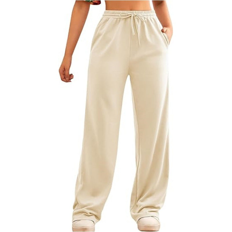 Women's loose-fitting leisure pants made of comfortable sweat material Chic & Stil