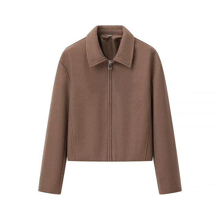 Veste courte pour femmes au style urbain avec deux poches zippées Chic & Stil