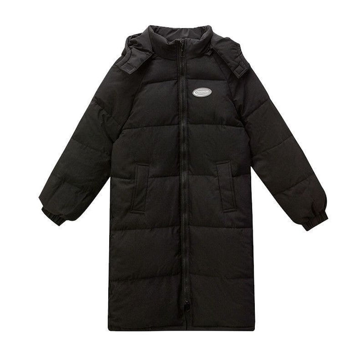 Ladies Long insulated parka with high side pockets Lune London