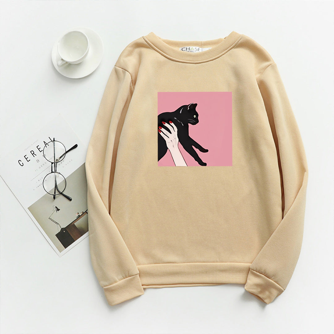 Women's casual sweatshirt with creative animal design Chic & Stil