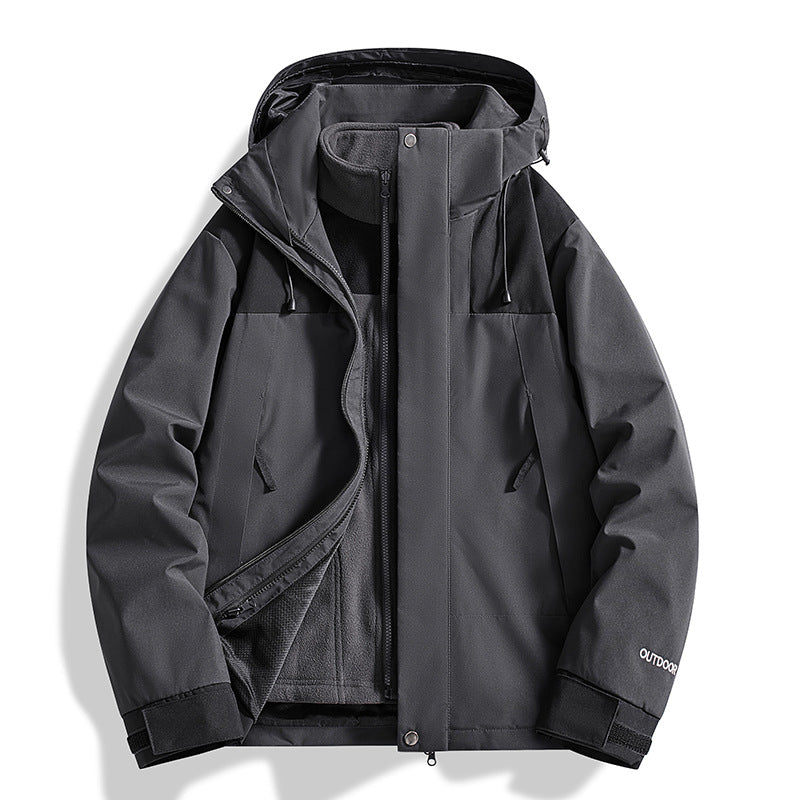 Women Versatile Outdoor Jacket with Removable Fleece Inner Jacket and Waterproof Membrane Amarae