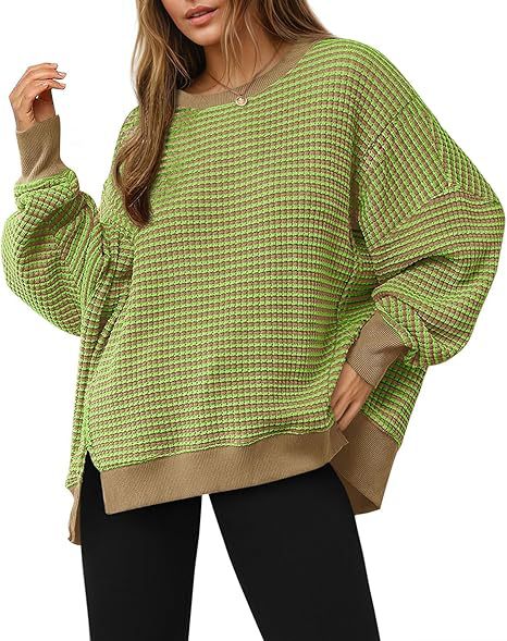 Ladies striped casual wide fit sweater Lune London