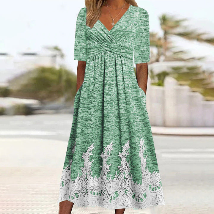 Lune London Lace Midi Dress for Women