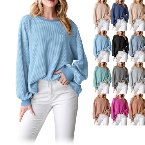 Pull en rib avec des manches amples pour femmes Amarae