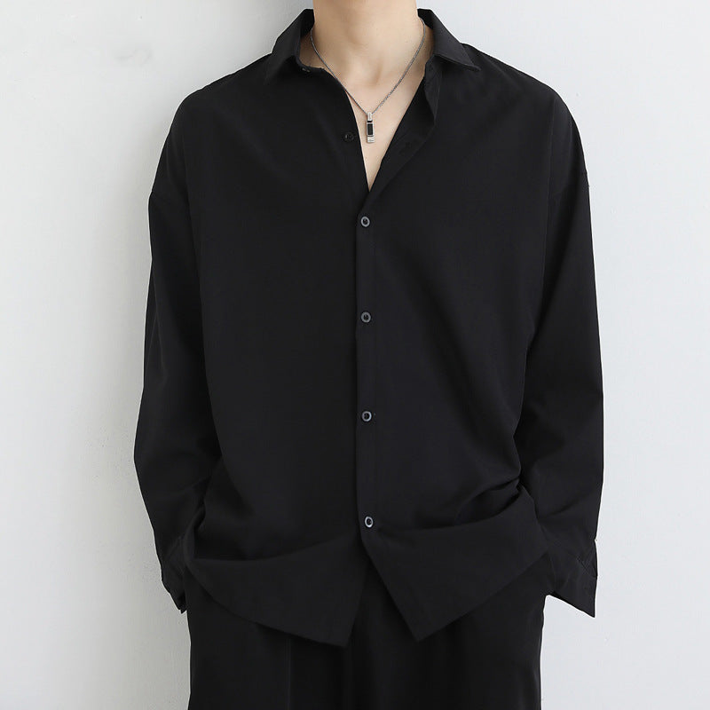 Elegantly tailored long-sleeve shirt for men in high-quality fabric Lune London