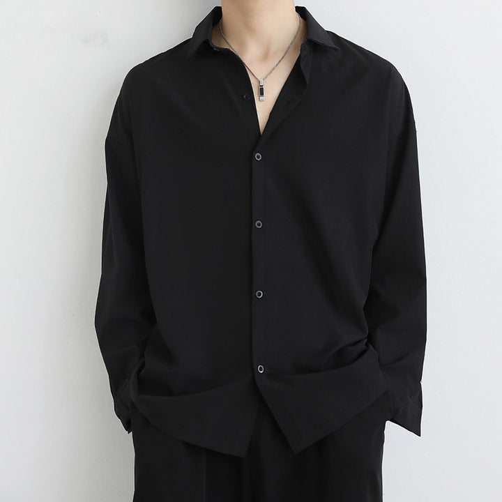Elegantly tailored long-sleeve shirt for men in high-quality fabric Lune London