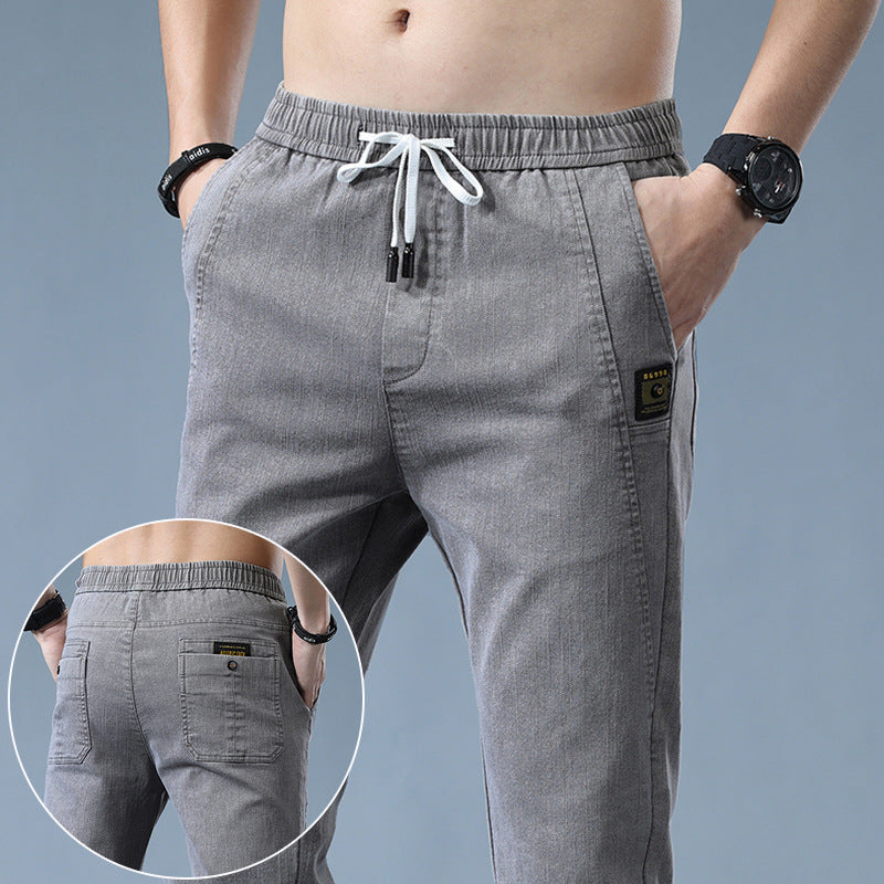 Stylish chino pants for men with adjustable waist and modern details Lune London