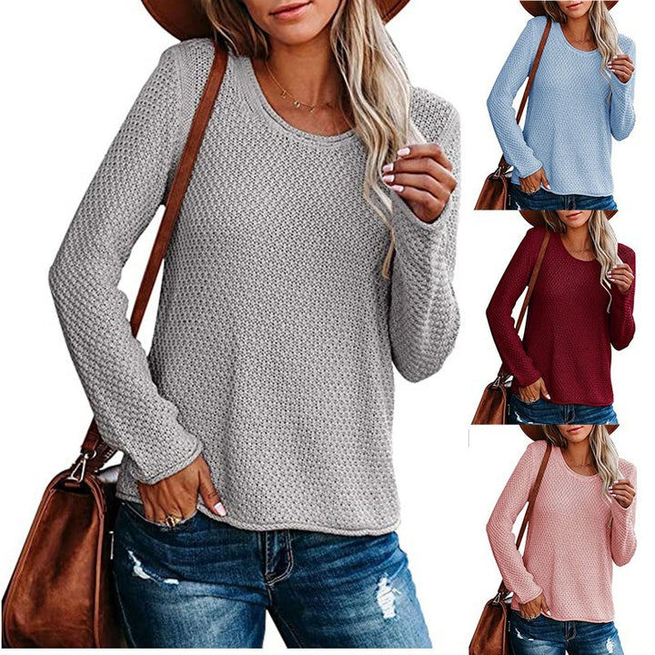 Casual sweater for women with structured pattern Lune London