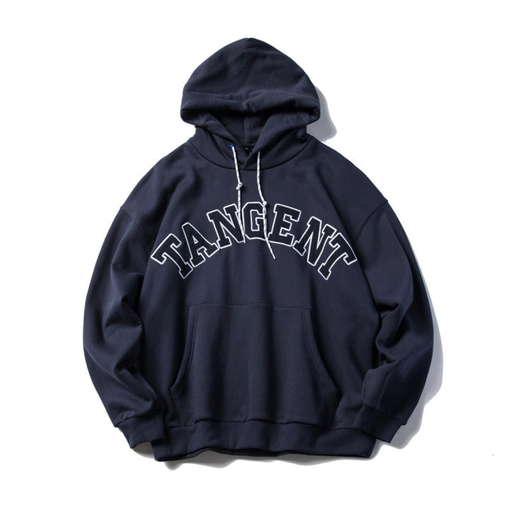 Unisex Oversize Hoodie with Collegiate Print and Kangaroo Pocket Amarae