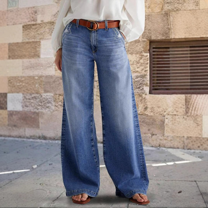 Chic & Stil Women's Wide Jeans Pants