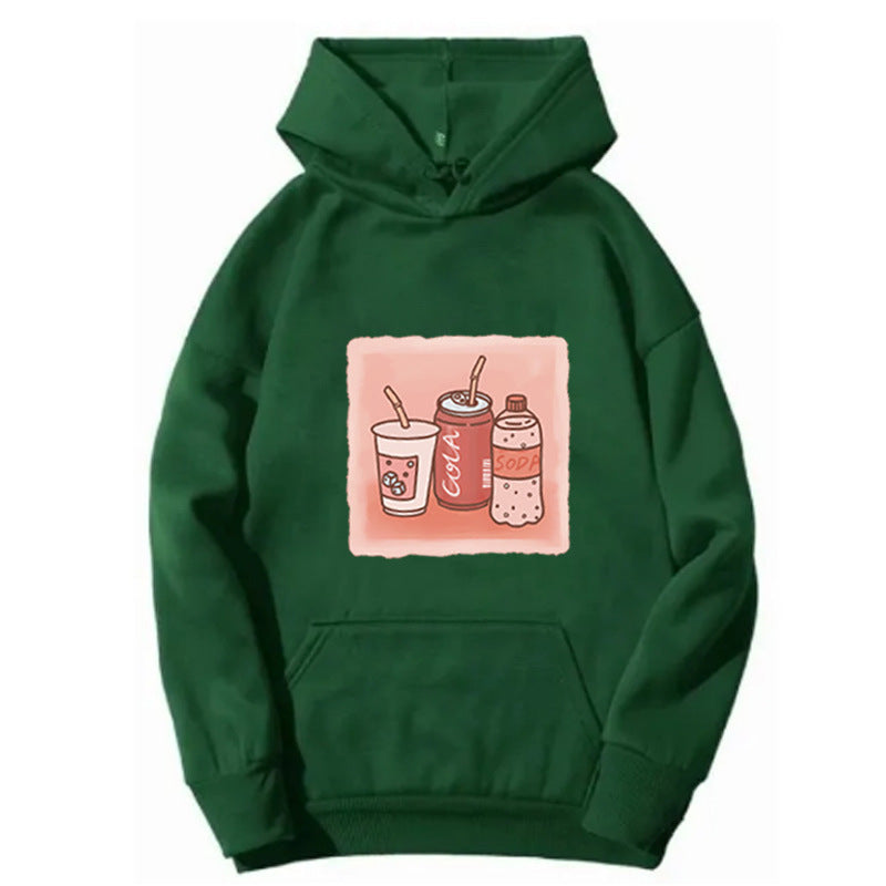 Women’s hoodie with inspiring drink motif Chic & Stil