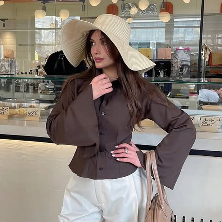 Women's Oversized Sun Hat with Wide Brim and Flexible Brim Amarae